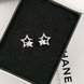 Wholesale Zircon Pentagram star Stud Earrings High Quality Jewelry For Women Silver Color Earrings Party Jewelry Gifts VGE114 3 small