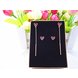 Wholesale Love Heart Long Earrings Tassel Chain Earrings red Heart Dangle Earrings For Women Fashion Jewelry VGE117 0 small