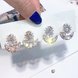 Wholesale New fashion star woman's store earrings European and American fashion exaggerated sun and moon female models jewelry VGE123 0 small