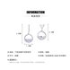 Wholesale Exquisite Geometric Circular Earring for Women Fine Zircon Crystal  Earrings For Women Fashion Wedding Jewelry VGE126 3 small