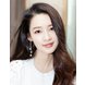 Wholesale  New arrival zircon love tassel pendant earrings Korean fashion earrings light luxury gift statement earrings for women VGE133 0 small