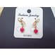 Wholesale Bowknot Heart Earrings for Women Girl Elegant Gold Color Alloy Shiny crystal Earrings Wedding Jewelry VGE135 4 small