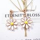 Wholesale Fashion Sweet Little Daisy Stud Earrings Accessories Resin Chrysanthemum Crystal Geometric Flowers Earrings for Women Jewelry VGE144 3 small