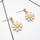 Wholesale Fashion Sweet Little Daisy Stud Earrings Accessories Resin Chrysanthemum Crystal Geometric Flowers Earrings for Women Jewelry VGE144 4 small