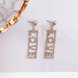 Wholesale Charm And Fashion zircon Earrings Jewelry LOVE Letters Temperament Earrings Hypoallergenic VGE146 3 small