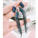 Wholesale New Trendy Bride Rhinestone Long Tassel Earrings Luxury Crystal Big Drop Dangle Earrings For Women Wedding Party Jewelry  VGE149 0 small