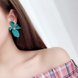 Wholesale Style Cute Flower Stud Earrings For Women New Fashion Sweet Earrings Brinco Jewelry VGE151 3 small