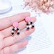 Wholesale Fashion cute for women Stud Earrings Lovely Girl Pearl Ear Studs Fashion Jewelry Womens Accessories Earrings Pink VGE154 1 small