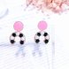 Wholesale Fashion cute for women Stud Earrings Lovely Girl Pearl Ear Studs Fashion Jewelry Womens Accessories Earrings Pink VGE154 3 small