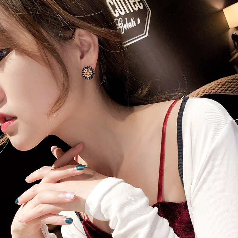 Wholesale New Fashion Bohemian Big Drop Earrings for Women Luxurious Vintage Crystal Long Dangle Earrings 2020 femme Jewelry VGE155 3