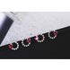 Wholesale 2020 New Arrival Classic Hollow Zircon Love Heart Stud Earrings For Women zircon Crystal Fashion Jewelry VGE158 0 small