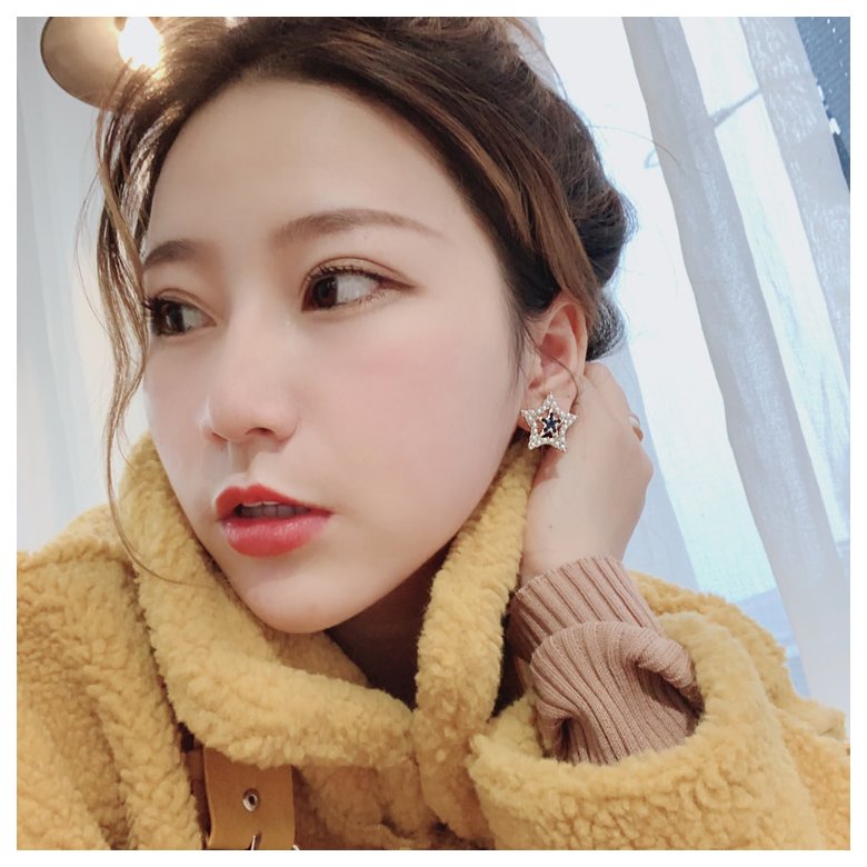 Wholesale Korean Fashion Five-pointed Star Pearl Earrings Simple Design  Earrings For Women Girl Party Wedding Jewelry Gifts VGE170 1