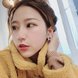 Wholesale Korean Fashion Five-pointed Star Pearl Earrings Simple Design  Earrings For Women Girl Party Wedding Jewelry Gifts VGE170 1 small