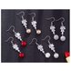 Wholesale Fashion Cubic Zircon Drop & Imitation Pearl Dangle Earrings For Women Bridesmaid Wedding Party Jewelry VGE176 1 small