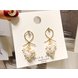 Wholesale 2020 European American new exaggerated fashion rhinestone earrings grape string pearl dangle earrings hipster jewelry gift VGE178 4 small