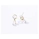 Wholesale  Imitation Pearl knotted Female Elegant Earrings Simple Temperament Korean Fashion Sweet Delicate Earrings Bride Wedding Jewelry VGE179 2 small