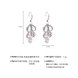 Wholesale Tassel Earrings 2020 Trendy Water Drop Women Dangle Earrings Crystal Flower Long Pendant Earrings For Women jewelry VGE184 0 small