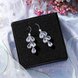 Wholesale Tassel Earrings 2020 Trendy Water Drop Women Dangle Earrings Crystal Flower Long Pendant Earrings For Women jewelry VGE184 2 small