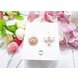 Wholesale Lot Zinc Alloy Metal Cute Bee Sunflower Shape Enamel Charms Fashion Earring Bracelet Making Pendants VGE185 2 small