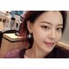 Wholesale Colorful Crystal Stone Love Heart Circle Earrings Jewlery for Women fashion Gift  VGE187 1 small