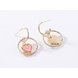Wholesale Colorful Crystal Stone Love Heart Circle Earrings Jewlery for Women fashion Gift  VGE187 4 small