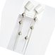 Wholesale  New Hot Fashion Korean Design Silver Metal Ball  Long Tassel Drop Earrings  For Women Fashion Wedding Party Jewelry Gift VGE190 1 small