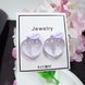 Wholesale Shiny Side New Accessories Acrylic Peach Stud Earrings for Women Simple Style Gift Cute Fruit Small Earrings VGE191 3 small