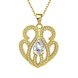 Wholesale Classic 24K Gold Plant CZ Jewelry Set TGGPJS235 3 small