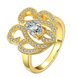 Wholesale Classic 24K Gold Plant CZ Jewelry Set TGGPJS235 4 small