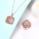 Wholesale Trendy Rose Gold CZ Jewelry Set TGGPJS090 0 small