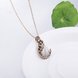 Wholesale Fashion Rhodium Water Drop Glass Jewelry Set TGGPJS091 2 small