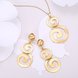 Wholesale Classic Gold Round Jewelry Set TGGPJS138 0 small