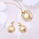 Wholesale Classic Gold Plant Jewelry Set TGGPJS157 0 small