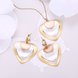 Wholesale Classic Gold Heart Jewelry Set TGGPJS165 0 small