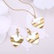 Wholesale Classic Gold Heart Jewelry Set TGGPJS169 0 small