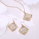 Wholesale Classic Gold Plant Jewelry Set TGGPJS188 0 small