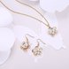 Wholesale Classic Gold Plant Jewelry Set TGGPJS196 0 small