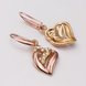 Wholesale Romantic Rose Gold Plant Rhinestone Jewelry Set TGGPJS004 1 small