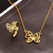 Wholesale Romantic 24K Gold Insect White CZ Jewelry Set TGGPJS240 1 small