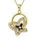 Wholesale Trendy 24K Gold Animal CZ Jewelry Set TGGPJS322 2 small