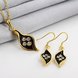 Wholesale Trendy 24K Gold Plant CZ Jewelry Set TGGPJS323 0 small