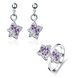 Wholesale Trendy Silver Plant CZ Jewelry Set TGSPJS368 2 small