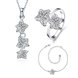 Wholesale Trendy Silver Plant CZ Jewelry Set TGSPJS392 0 small