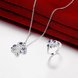 Wholesale Trendy Silver Plant Glass Jewelry Set TGSPJS427 1 small