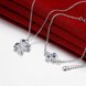 Wholesale Trendy Silver Plant Glass Jewelry Set TGSPJS437 3 small