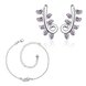 Wholesale Trendy Silver Plant CZ Jewelry Set TGSPJS504 4 small