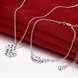 Wholesale Trendy Silver Plant CZ Jewelry Set TGSPJS544 2 small