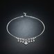 Wholesale Romantic Silver White Crystal Jewelry Set TGSPJS798 1 small