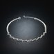 Wholesale Romantic Silver White Crystal Jewelry Set TGSPJS801 1 small