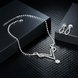 Wholesale Romantic Silver Plant White Crystal Jewelry Set TGSPJS813 2 small